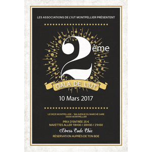 Miniature 2e Gala de l'IUT Montpellier-Sète